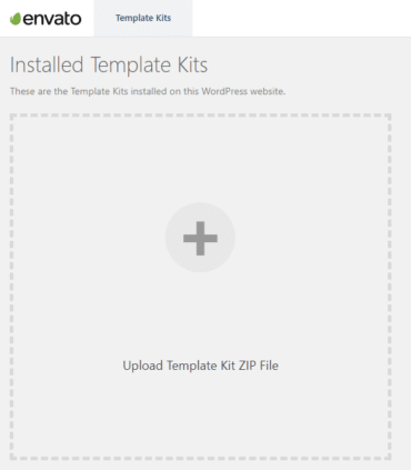 upload template kit